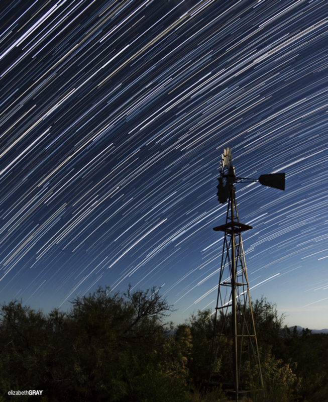Star Trails at Dugout Wells